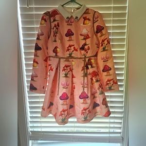 Elf Sack Pink Mushroom Dress Size L